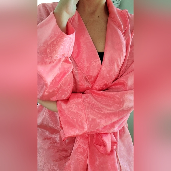 GOLD LABEL Victoria's Secret Vintage VS Robe M/L Silky - Picture 4 of 16